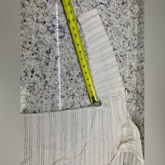 Kristin Nicole Women’s 1X crochet lace open knit open front cardigan cream ivory - Picture 6 of 6